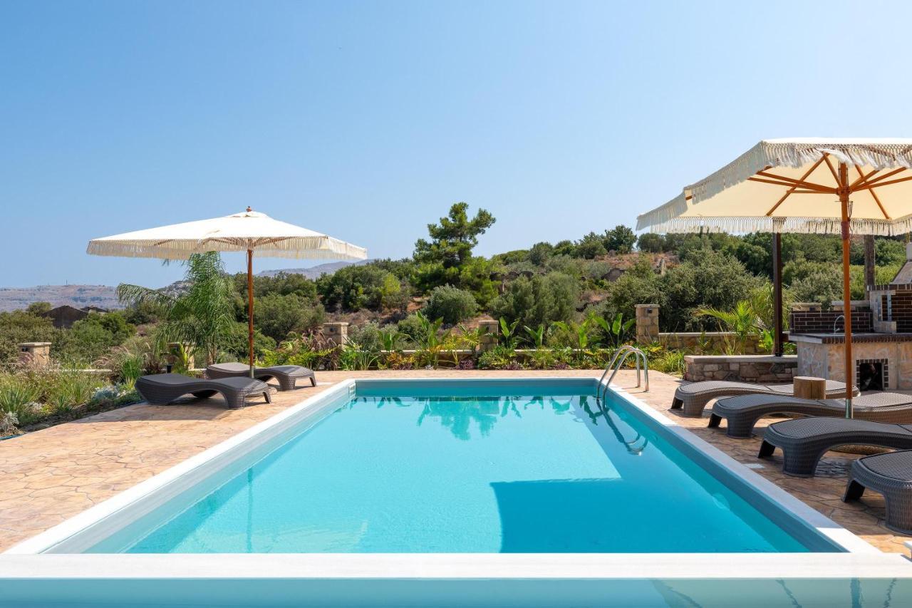 Villa Antheia Kalathos Bagian luar foto